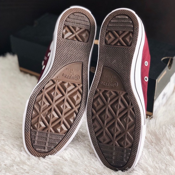 ✨New CONVERSE All Star High Top Sneakers Burgundy - Picture 7 of 8